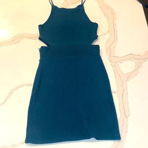 Top shop body on cutout dress